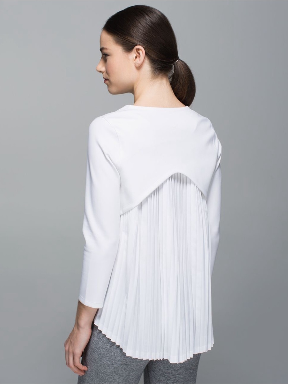 lululemon pleat on long sleeve
